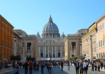 Photo der Petersdom im Vatikan, Rom